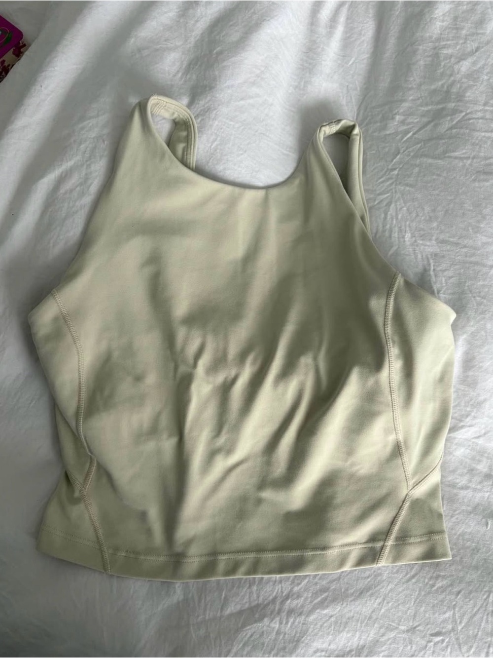 Women's Light Sage High-Neck Tank Top